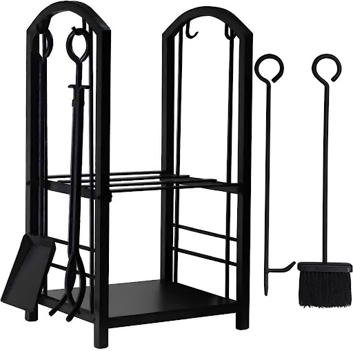Amagabeli BL001 Firewood Rack with Tools