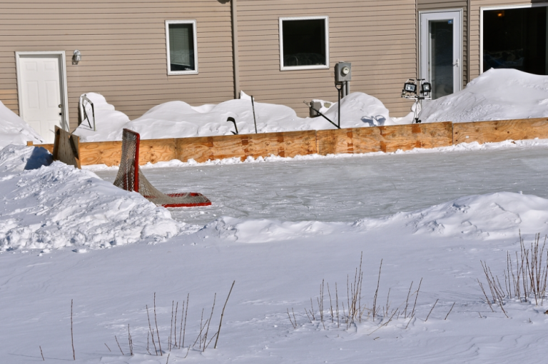 How to Build an Outdoor Ice Rink in Your Backyard with These Products