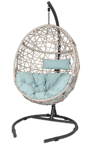 Rattan Swing Chair with Cushion