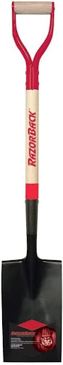 Razor-Back Border Spade With D-Handle